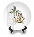 COLLECTOR HULA PIN UP GIRL CERAMIC PLATE #2 - PINEAPPLE HAWAII