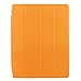 BESDATA Ultra Thin Magnetic Smart Cover (Wake/Sleep Function) & Clear Back Case for Apple iPad Mini 2 / Mini 3 (with Retina Display) + Screen Protector + Cleaning Cloth + Stylus, Orange - PT3107