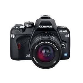 Olympus E-400 Digital SLR Camera inc. ED 14-42mm 1:3.5-5.6 lens and ED 40-150mm 1:4.0-5.6 lens