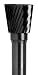 CARBIDE BUR GROBET MADE IN U.S.A. INVERTED CONE END CUT 1/4X1/4X1/4 STANDARD CUT