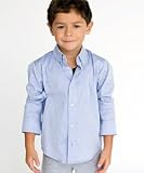 American Apparel Kids Pinpoint Oxford Long Sleeve Button-Up Shirt