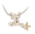 Mt. Rushmore Black Hills Gold® Sterling Silver Frog Slider Necklace