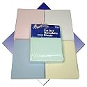 2 x PINK COT FLANNELETTE SHEETS 100 X 150 CM