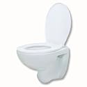 WC Sitz Toilettendeckel weiss Toilettensitz Klobrille Klodeckel Klositz WC Brille Deckel