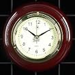 Nautical Ships Quartz Clock on Walnut Wood