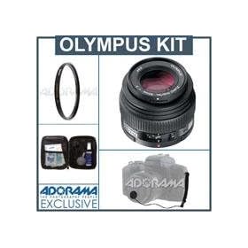 Olympus Zuiko 50mm f/2.0 E-ED Digital Macro Lens Kit, for the E Digital . with Tiffen 52mm UV Filter, Lens Cap Leash, Adorama Digital Camera & Lens Cleaning Kit,