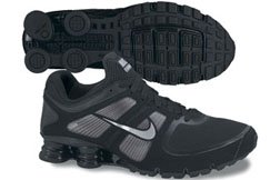 Nike Shox Turbo+ 11 Mens Running Shoes Black/Metallic Silver-Black 407266-005