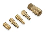 5 pc. Brass Quick Coupler 31X0bwe5PbL. SL160 5 pc. Brass Quick Coupler