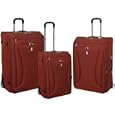 Travelers Club PR-23003-805-PAPRIKA Van Courtland 3 Piece Rolling Luggage Set - Paprika