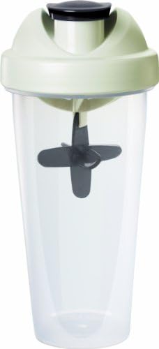 Gray - Mixer Shaker Bottle - 22oz | Create Smooth, Great Tasting Drinks! Dual Action 'Blender Star' Mixing Feature Blends Ingredients More Efficiently.