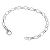 VINANI Basis Bettelarmband Charm-Anhaenger Silber 925 19,5 cm Armband BBC