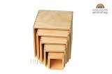 Small Stacking and Nesting Boxes, Natural