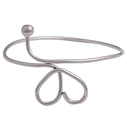 Artisan Jewelry Sterling Silver Arm Bracelet Armlet 3.25 Inches