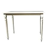 Carolina Cottage Antique White Finish Hawthorne Bar Pub Table by visiondecor Furniture
