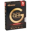 Memorex 80 min./700MB 52x Pro Gold Archival CDR (5 Pack)