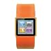 Navitech Orangen i-Watch Uhrenarmband f�r das neue Apple iPod Nano 6G 8/16 GB (Sept. 2010 Ausgabe)