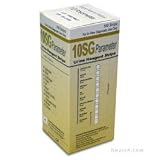 10 SG Parameter Urine Reagent Strips - 100 Urinalysis Strips