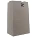 Duro 85992 Paper Flat-Bottom Grocery Bag, 20-lb Shorty Capacity, 8-1/4" Length x 5-5/16" Width x 13-3/8" Height, White (Pack of 500)