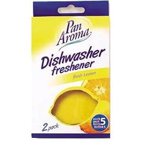 Pan Aroma Dishwasher Freshener, Lemon, 2 pk