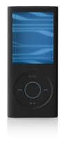 Belkin Silicone Sleeve Case for iPod nano 4G (Black/Blue)