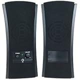 2-Piece 2 Channel USB Powered Multimedia Speaker System w/Headphone Jack (B ....