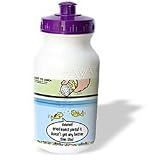 Rich Diesslins Funny Out to Lunch Cartoons - Fish Food - Life in an Aquarium - Water Bottles