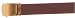 Web Belts: Roller with BRASS Plated Buckle, Brown
