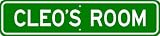 CLEO ROOM SIGN - Personalized Gift Boy or Girl, Aluminum
