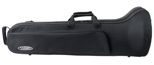 Rocktile Leichtkoffer für Posaune (Posaune Koffer, Lightcase, Softcase für Zugposaunen, reiß- und wasserfestes Außengewebe, hochwertige Thermopolsterung, Außenmaße:  97 x 31 x 33 (B x H x T in cm))