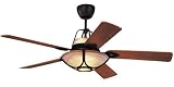 Montecarlo Ceiling Fans Alicante Model 5ALR56RBD in Roman Bronze. Indoor fan.