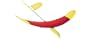 HQ Kites Airglider Series 40 "Red/Yellow" Kite