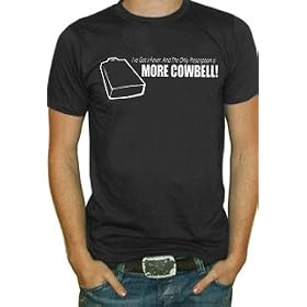 More Cowbell T-Shirt (Black)