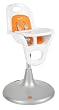 Boon Flair Pneumatic Pedestal Highchair - White and Orange