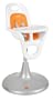 Boon Flair Pedestal High Chair With Pneumatic Lift Coconut Seat And Tangerine Pad