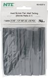 NTE Heat Shrink 2:1 Black Assorted Sizes 4" 28 Pcs.