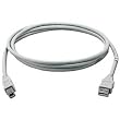 USB 2.0 Cable 6ft 1 x Type A, 1 x Type B Cable External Beige