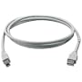 USB 2.0 Cable 6ft 1 x Type A, 1 x Type B Cable External Beige