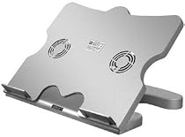 MY-Link iDock luxury 2 fan laptop cooler with 4 built-in USB ports Silver