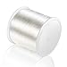320 FT Jewelry Cord, Elastic Bracelet Rope Crystal Beading Cords, Transparent and Shiny Elastic Beaded Line, Can Easily Pass Through Beaded Jewelry, Suitable for DIY Jewelry Making, Bracelet Making
