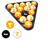 Frenzy Sports Tennessee Volunteers Officially Licensed Billiard Balls Set