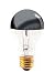 Bulbrite 712160 - 60A19HM - 60 Watt A19 Half Chrome Incandescent Light Bulb