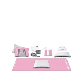 Wii Fit Ladies Fitness Bundle with Balance Board and Pink 7 in 1 Work Out Kit