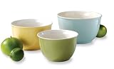 Mayfair & Jackson 5149 MIXING BOWL SET 3PC STONEWARE ASST