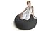 Jaxx Bean Sac Bean Bag Chair Lounger Island 4 FT BLACK