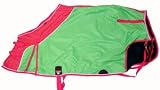 Horse Turnout Sheet Fully Lined Reflective Piping Lime Green Hot Pink