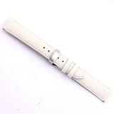 Watchband Genuine Lizard White 22mm