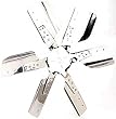 Derale 17218 Polished Blade Chrome Hub 18 Flex Fan