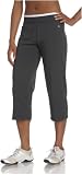  : Champion Women's Semi-Fit Capri, Asphalt/White, X-Large