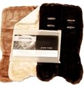 Minimink Ultra Soft Faux Fur Pram Baby Stroller Liner-Chocolate