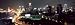 Elevated Night View of the Bund (Zhongshan Dong Yilu), River and New City Skyline, Shanghai, China Art Photographic Poster Print by Gavin Hellier, 120x40